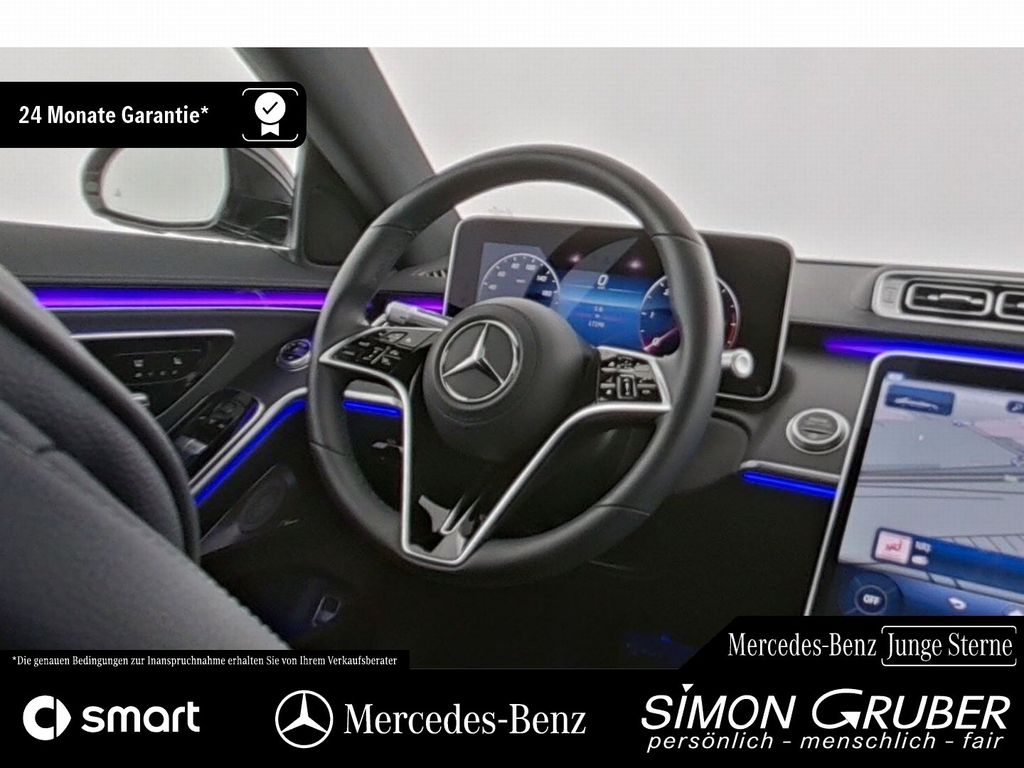 Mercedes-Benz S 350 2024 г. Чёрный, пробег 29922 км