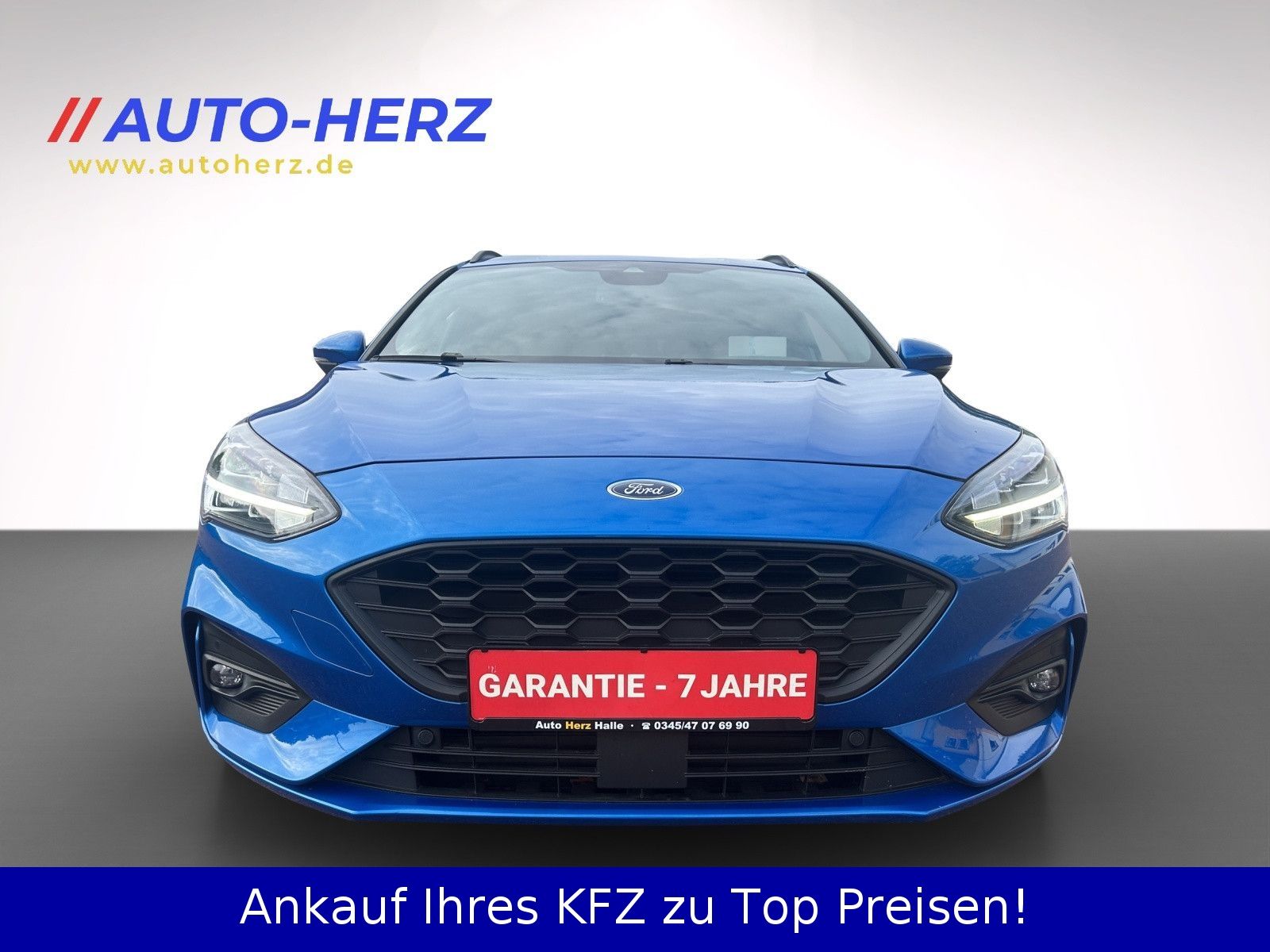 Ford Focus 2021 г. Синий, пробег 49597 км