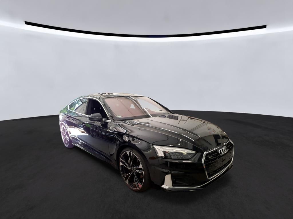 Audi A5 2023 г. Чёрный, пробег 45057 км