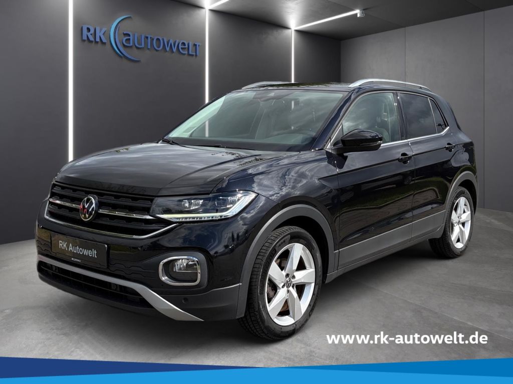 Volkswagen T-Cross 2022 г. Чёрный, пробег 53624 км