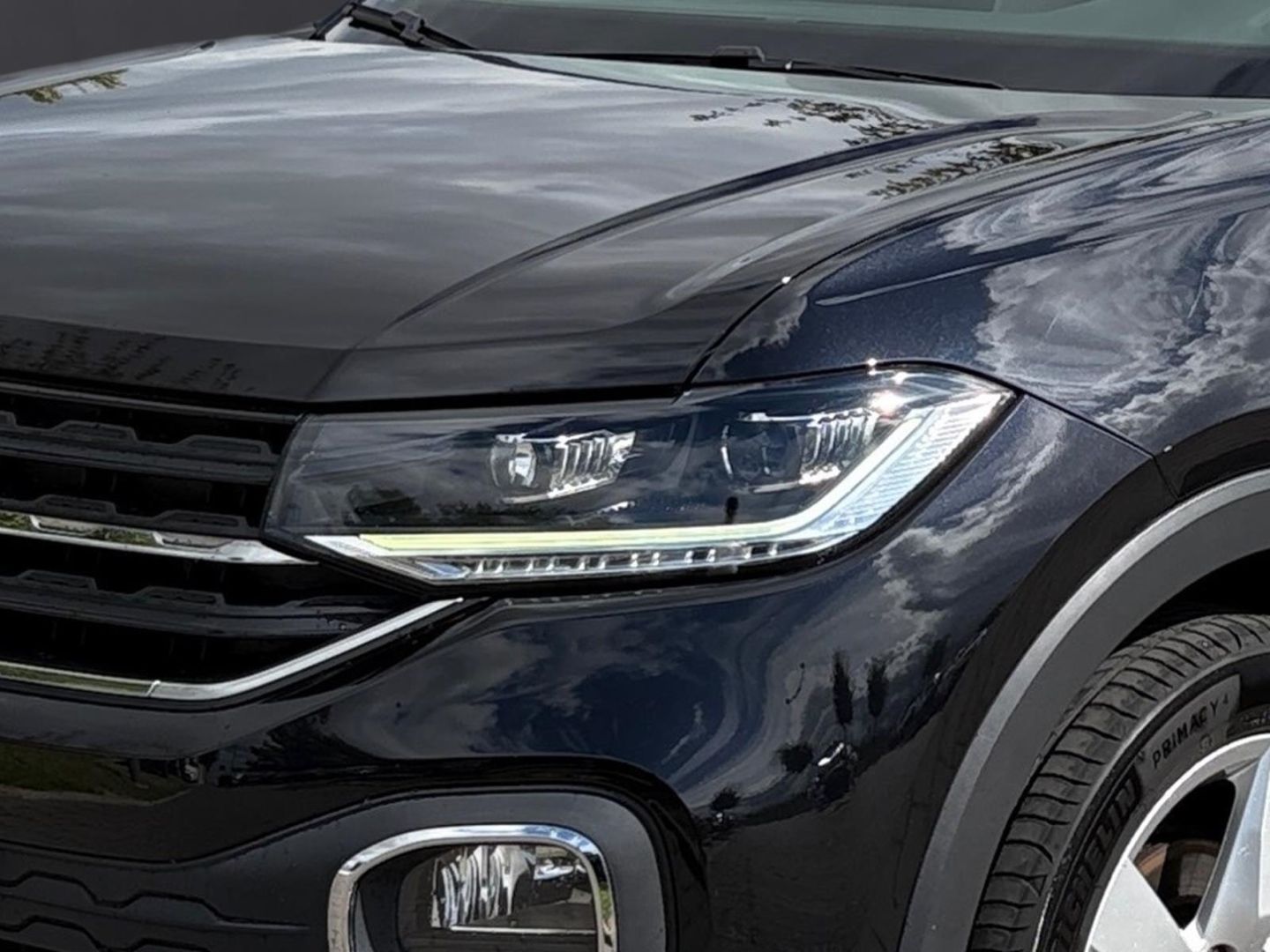 Volkswagen T-Cross 2022 г. Чёрный, пробег 53624 км