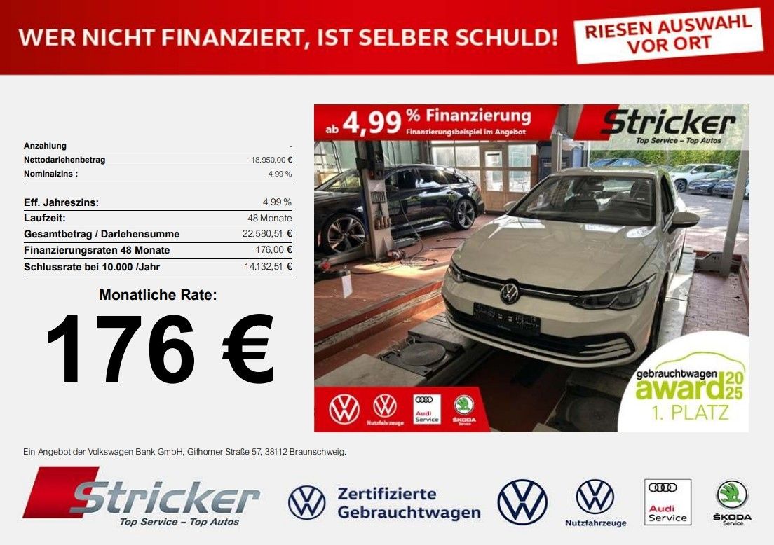 Volkswagen Golf 2024 г. Белый, пробег 47438 км
