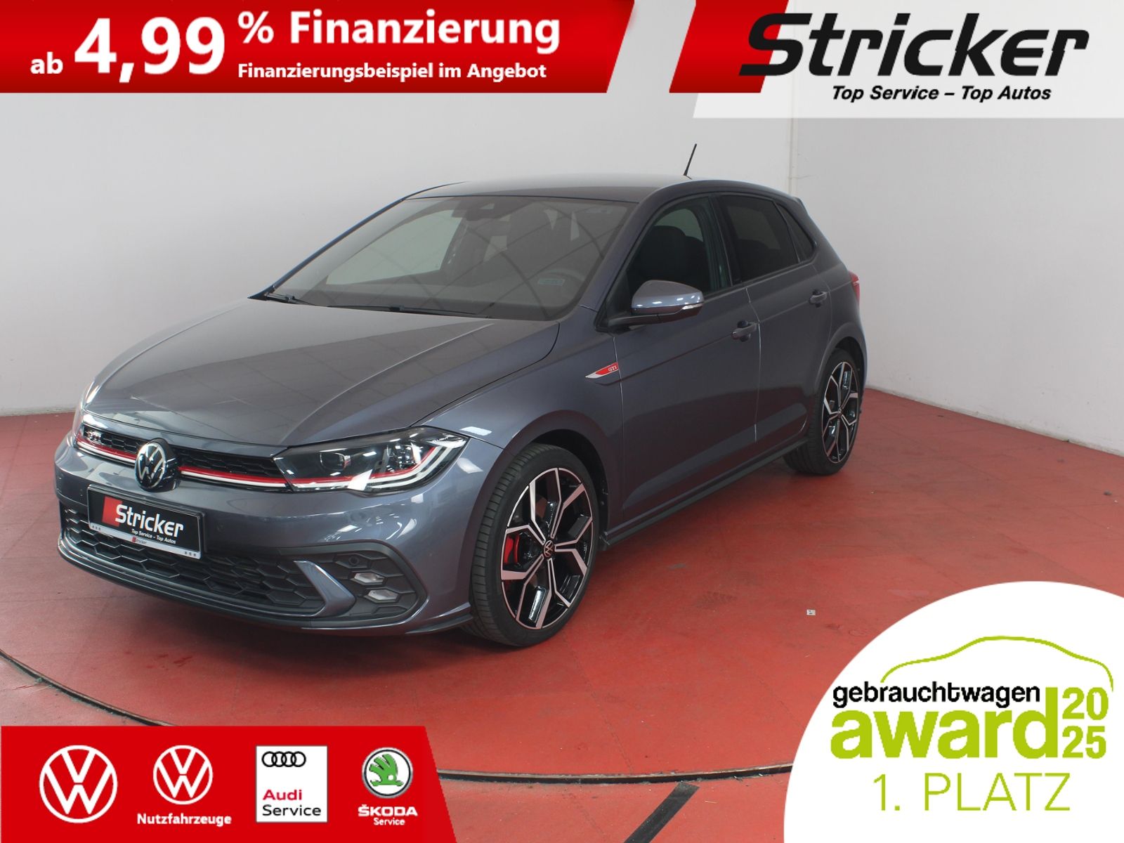 Volkswagen Polo 2022 г. Серый, пробег 35810 км