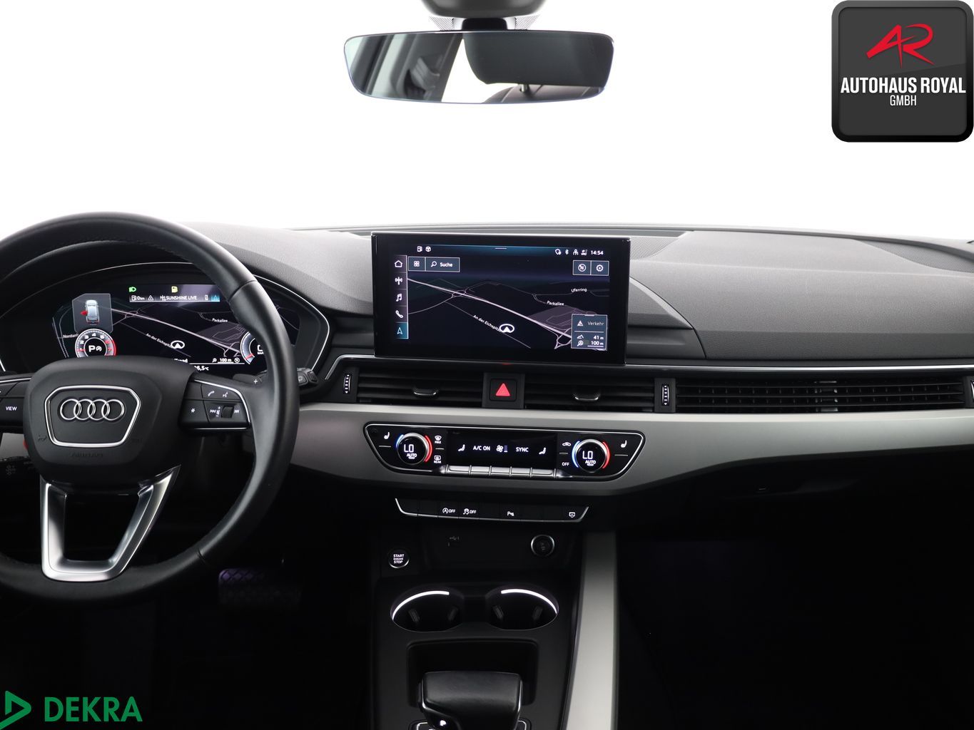 Audi A4 2023 г. Чёрный, пробег 44055 км