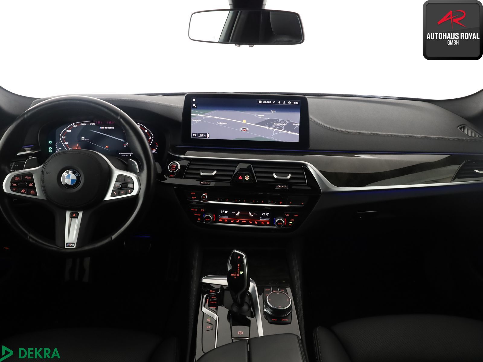 BMW M550 2022 г. Чёрный, пробег 48682 км