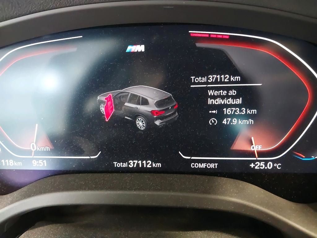 BMW X3 2023 г. Чёрный, пробег 37112 км