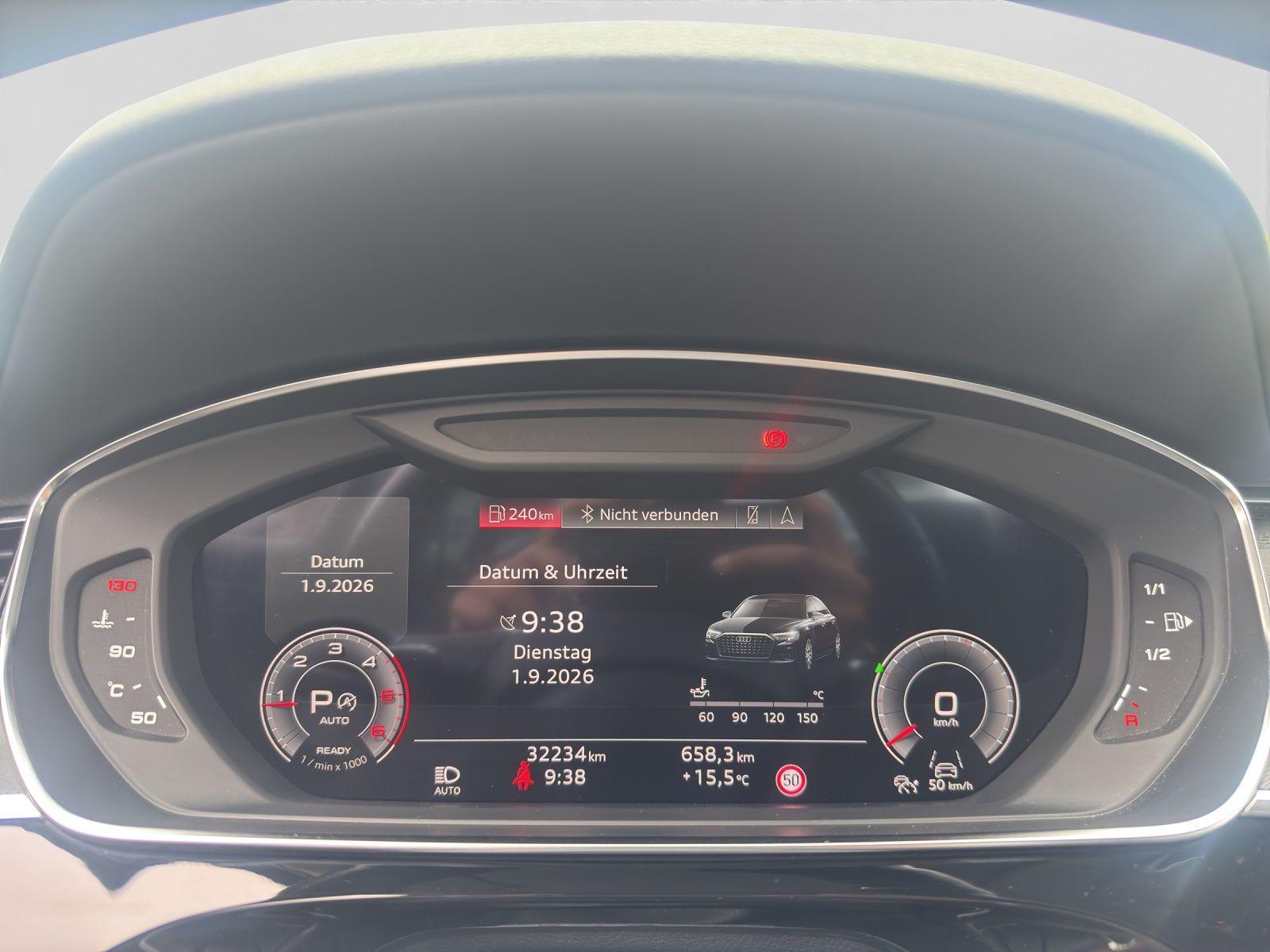 Audi A8 2023 г. Чёрный, пробег 32233 км