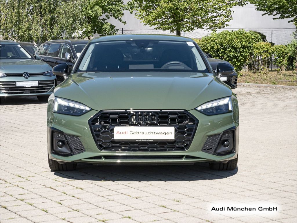 Audi A5 2023 г. Зелёный, пробег 39278 км