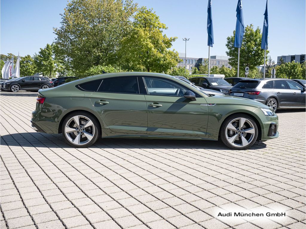 Audi A5 2023 г. Зелёный, пробег 39278 км