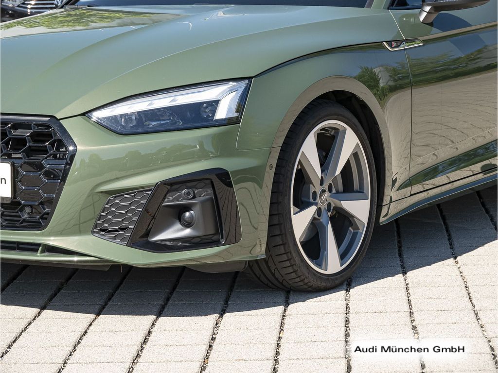 Audi A5 2023 г. Зелёный, пробег 39278 км