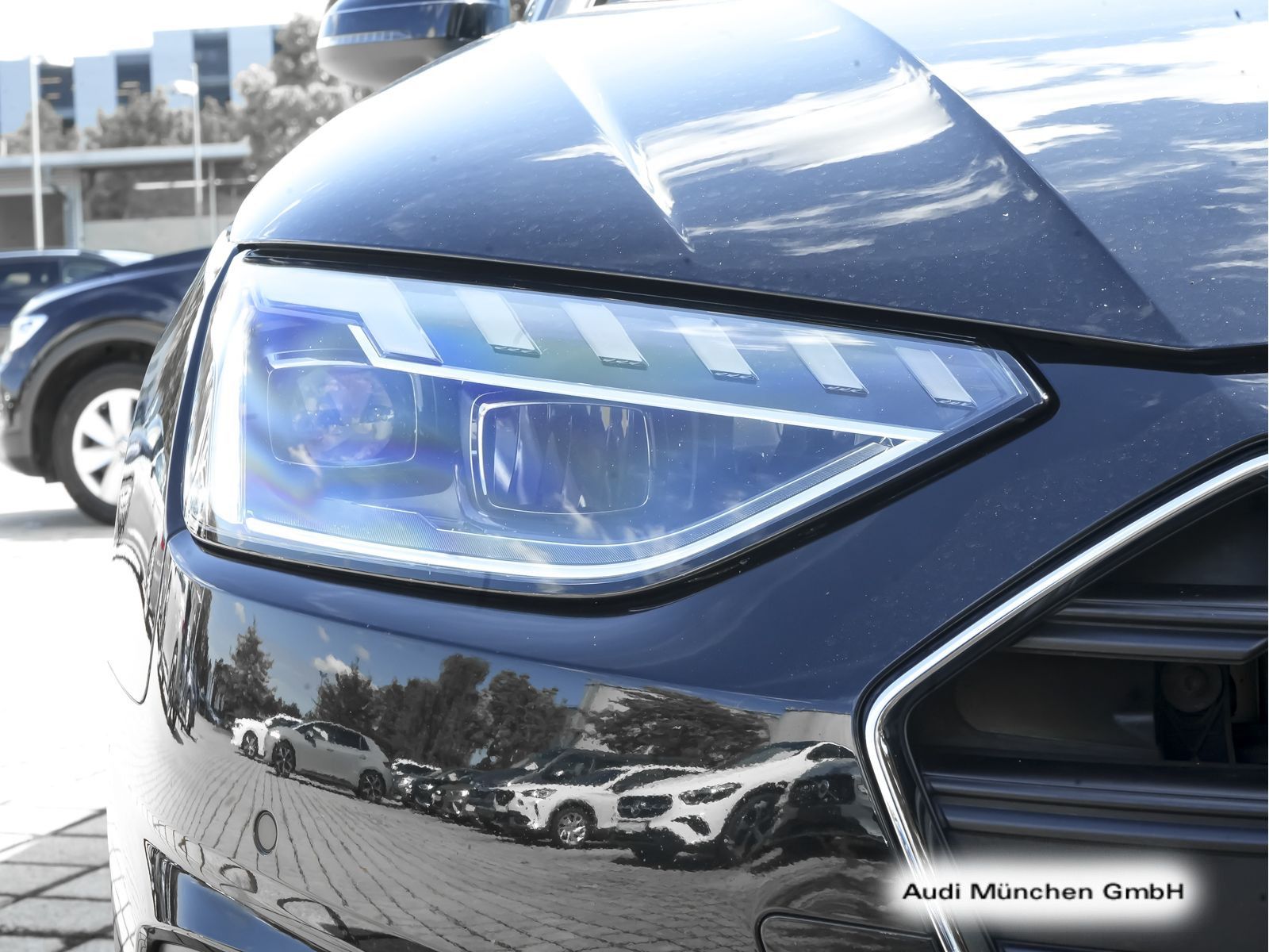 Audi A4 2023 г. Чёрный, пробег 57975 км