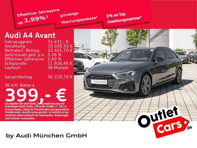 Audi A4 2023 г. Серый, пробег 56124 км