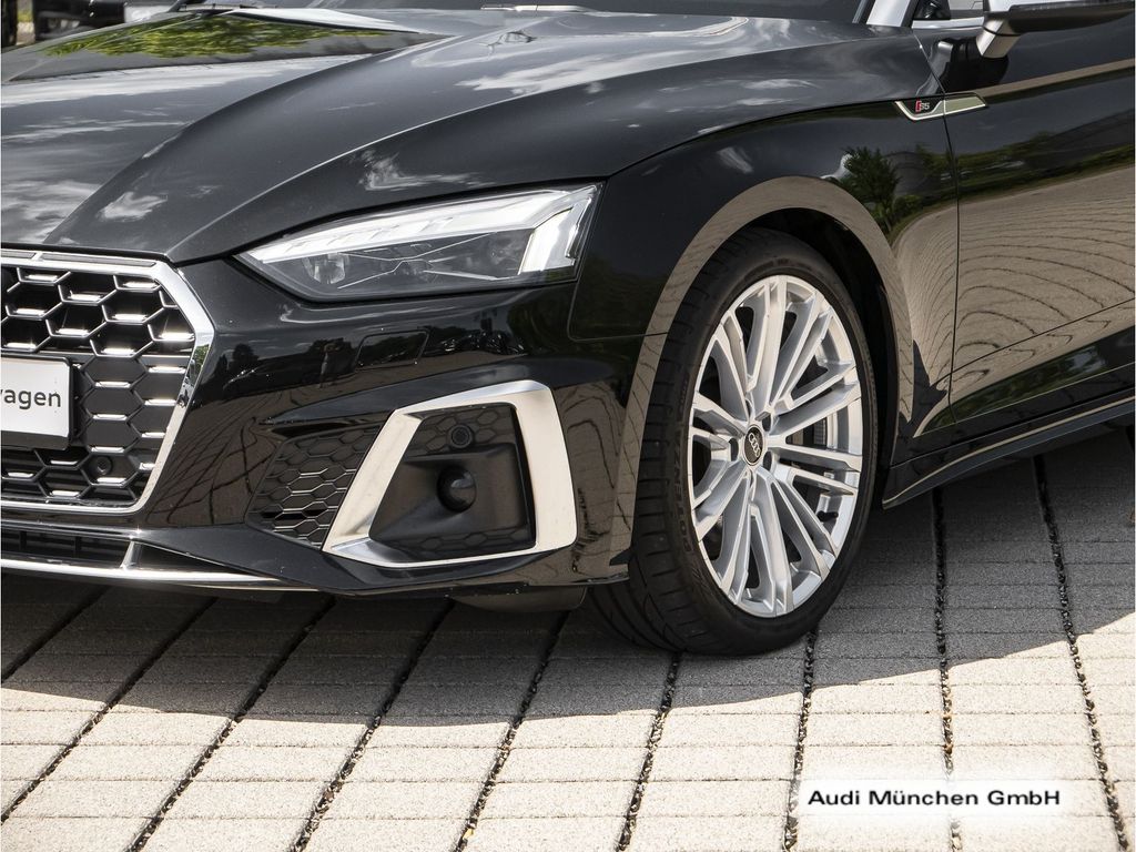 Audi S5 2024 г. Чёрный, пробег 17910 км