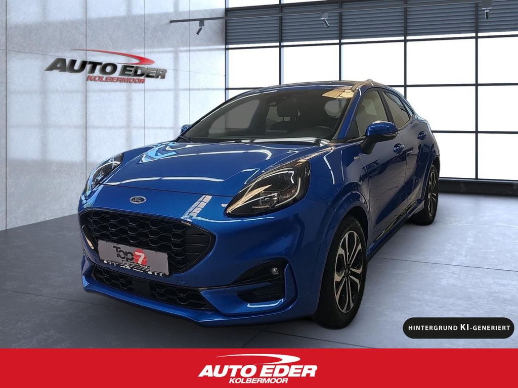 Ford Puma 2022 г. Синий, пробег 37765 км