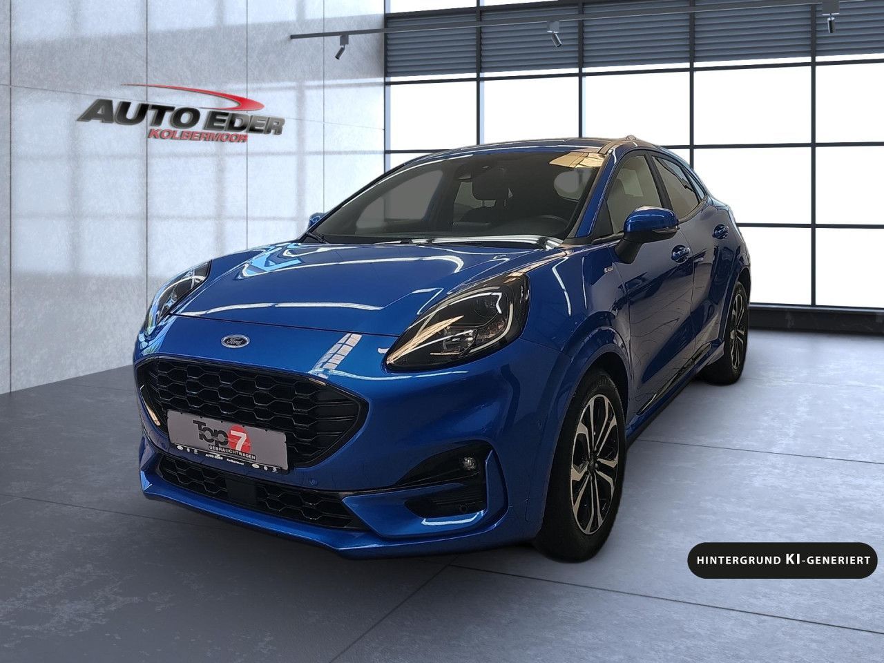 Ford Puma 2022 г. Синий, пробег 37765 км