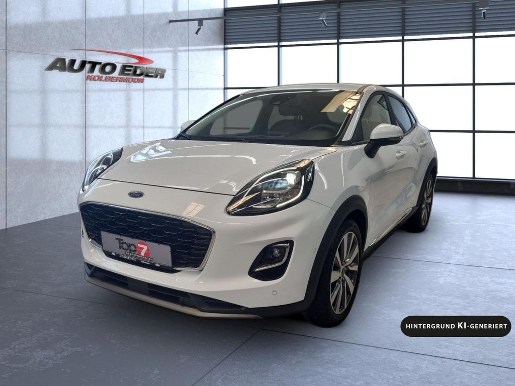 Ford Puma 2022 г. Белый, пробег 50581 км