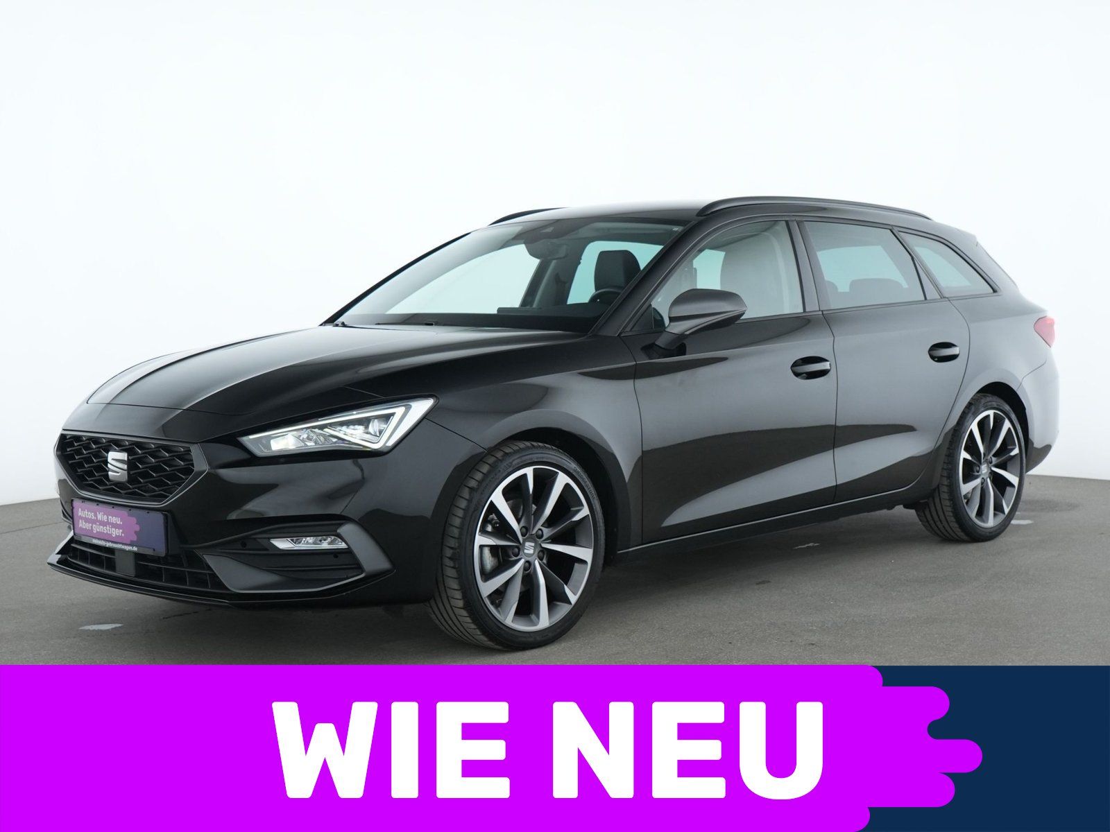 SEAT Leon 2021 г. Чёрный, пробег 50305 км