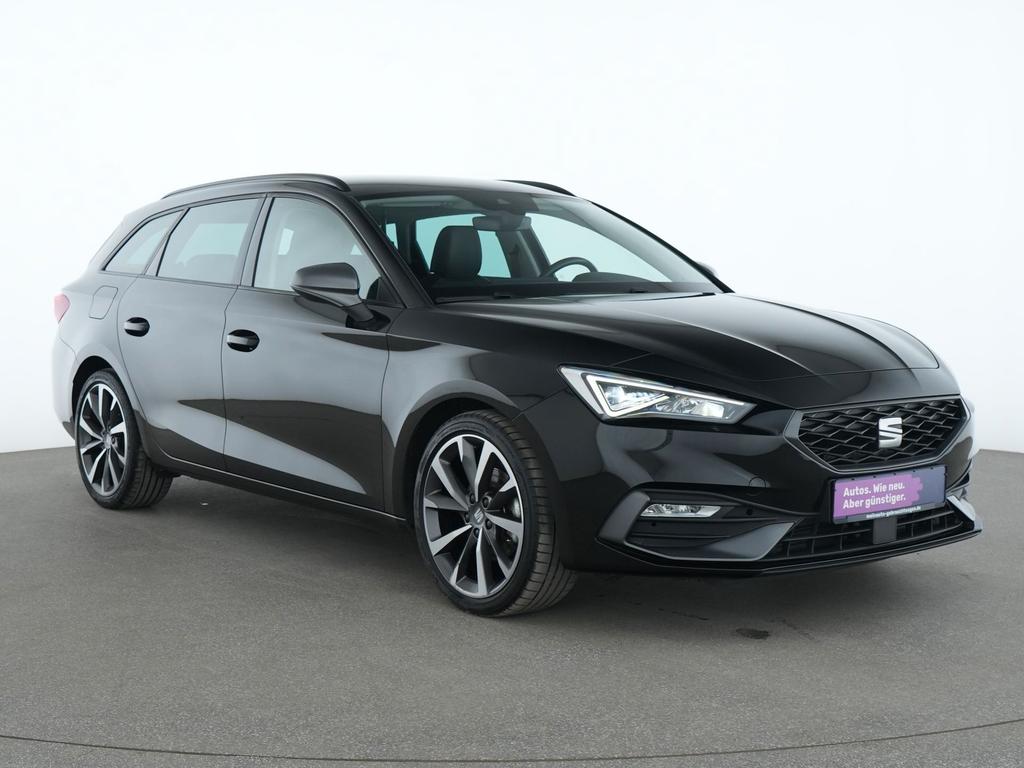 SEAT Leon 2021 г. Чёрный, пробег 50305 км