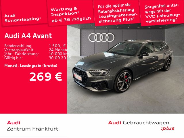 Audi A4 2023 г. Серый, пробег 49624 км