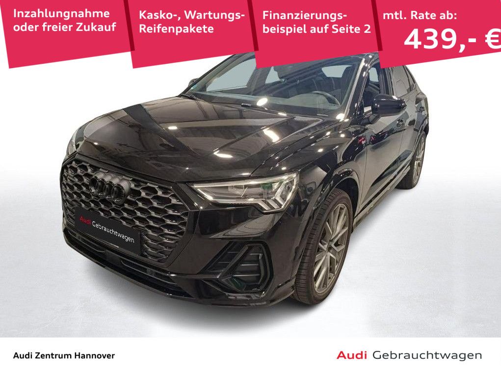 Audi Q3 2022 г. Чёрный, пробег 38333 км