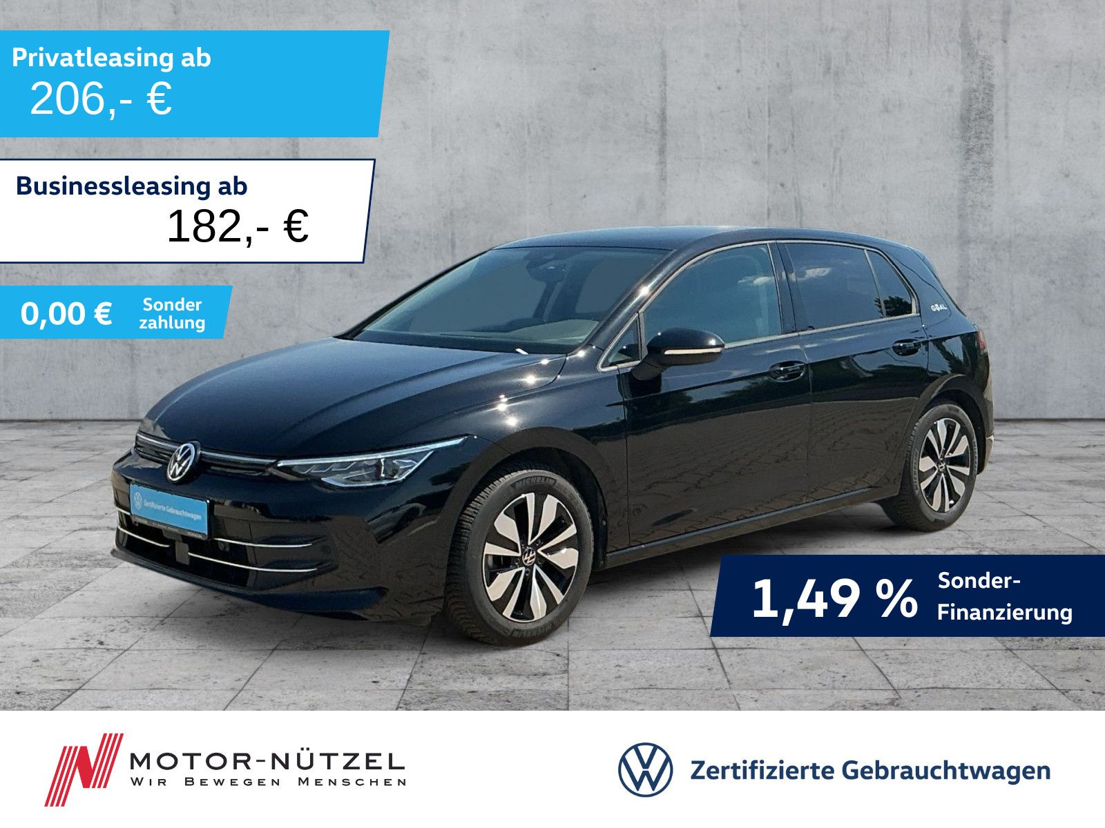 Volkswagen Golf 2025 г. Чёрный, пробег 28020 км