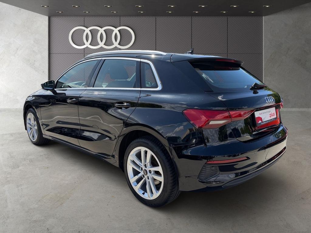 Audi A3 2023 г. Чёрный, пробег 57831 км