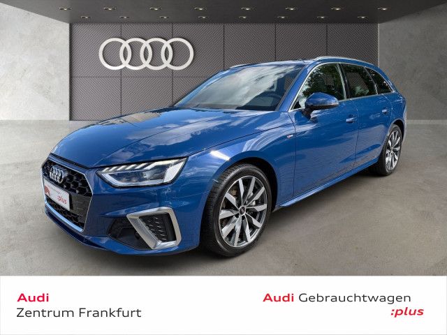 Audi A4 2023 г. Синий, пробег 38004 км