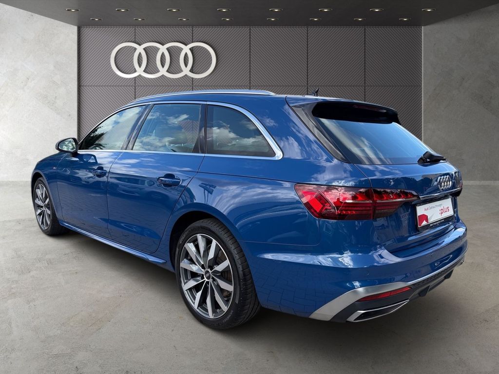 Audi A4 2023 г. Синий, пробег 38004 км
