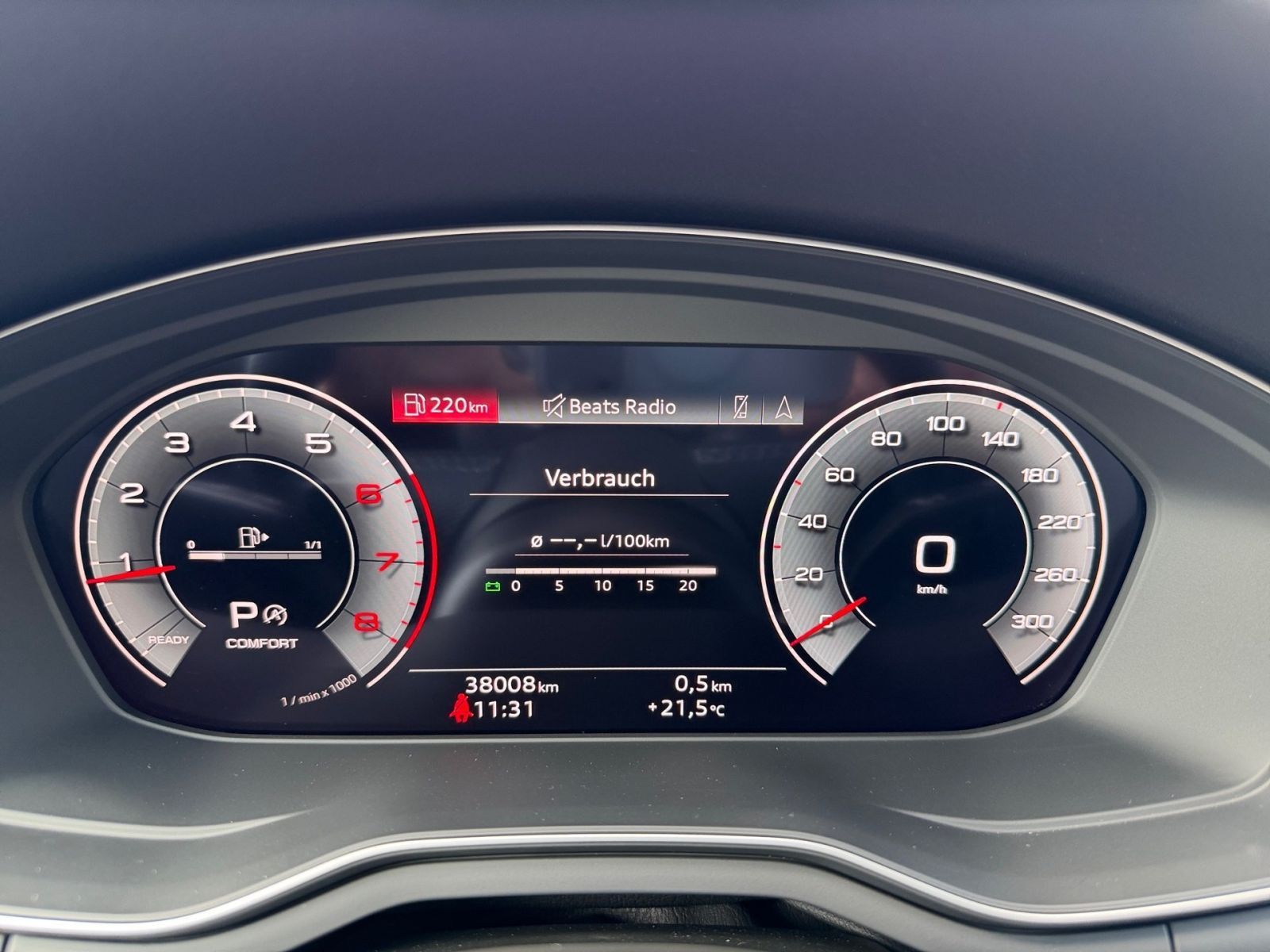 Audi A4 2023 г. Синий, пробег 38004 км