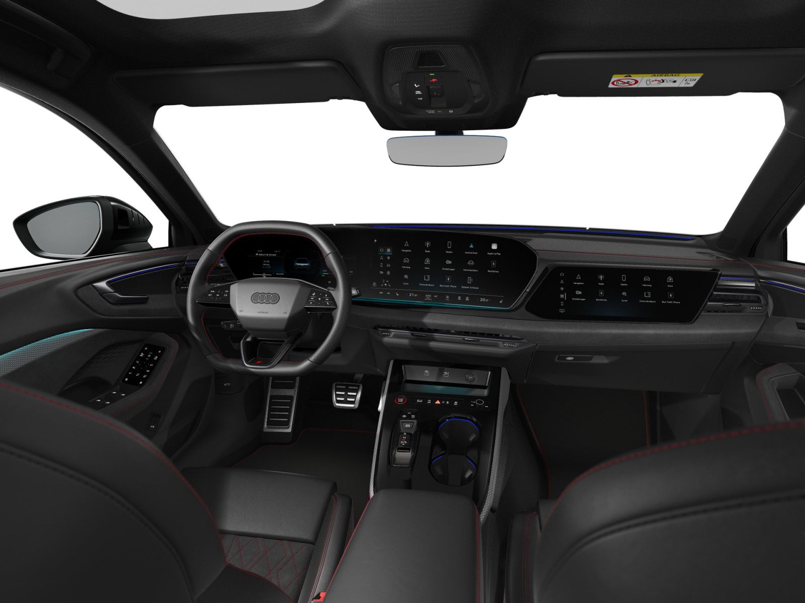 Audi A5 2025 г. Белый, пробег 12384 км