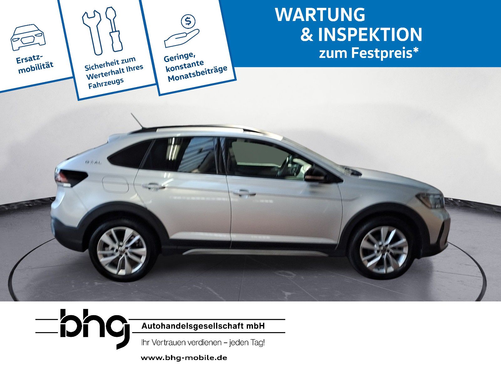 Volkswagen Taigo 2025 г. Серебристый, пробег 23542 км