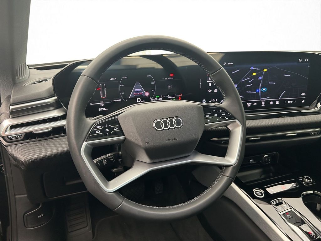Audi A6 2025 г. Чёрный, пробег 14855 км
