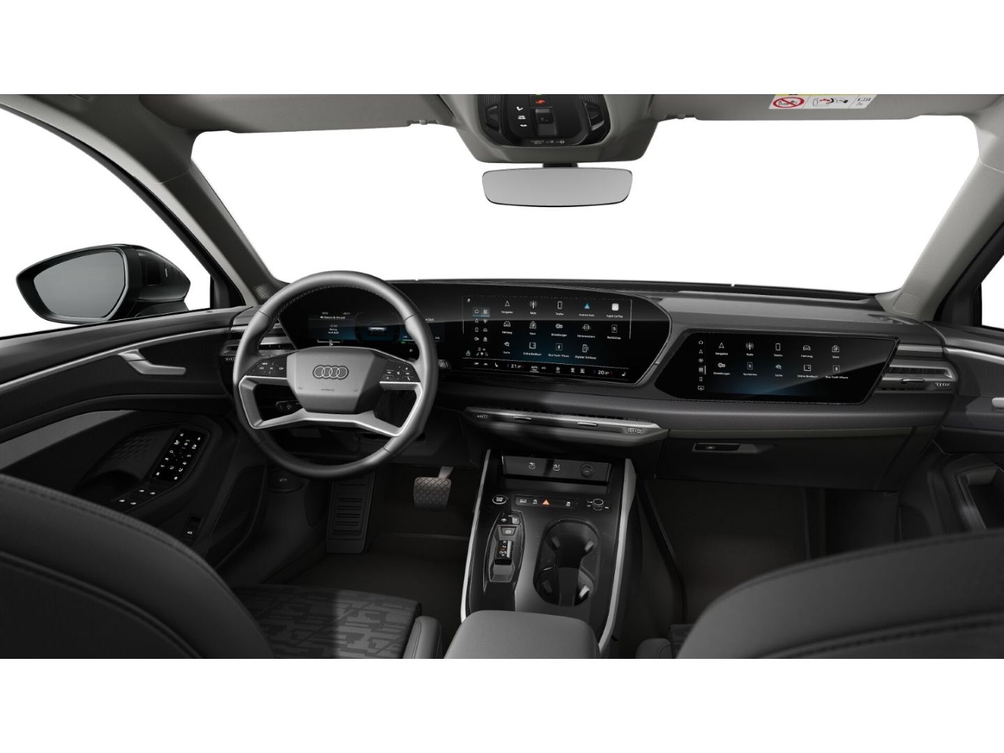 Audi A6 2025 г. Чёрный, пробег 21613 км