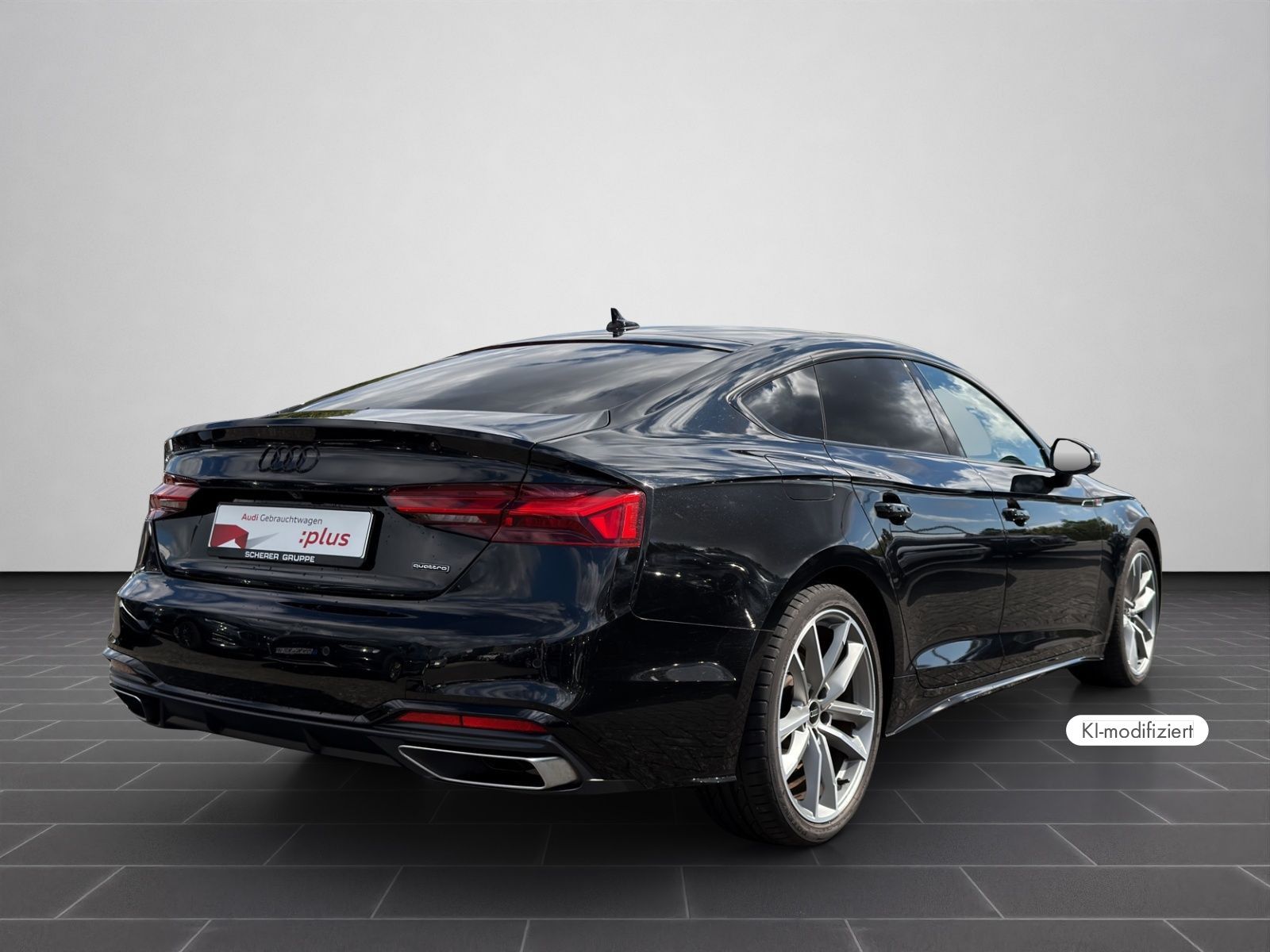 Audi A5 2023 г. Чёрный, пробег 37424 км