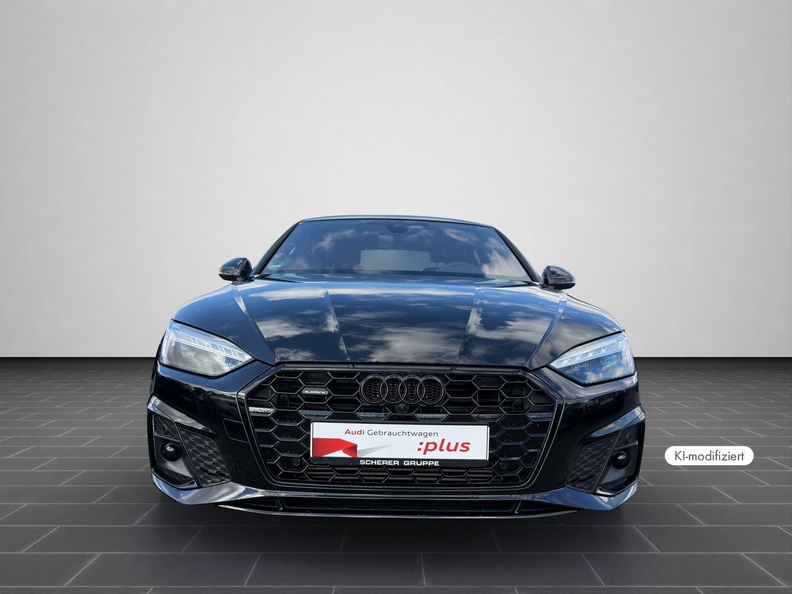 Audi A5 2023 г. Чёрный, пробег 37424 км