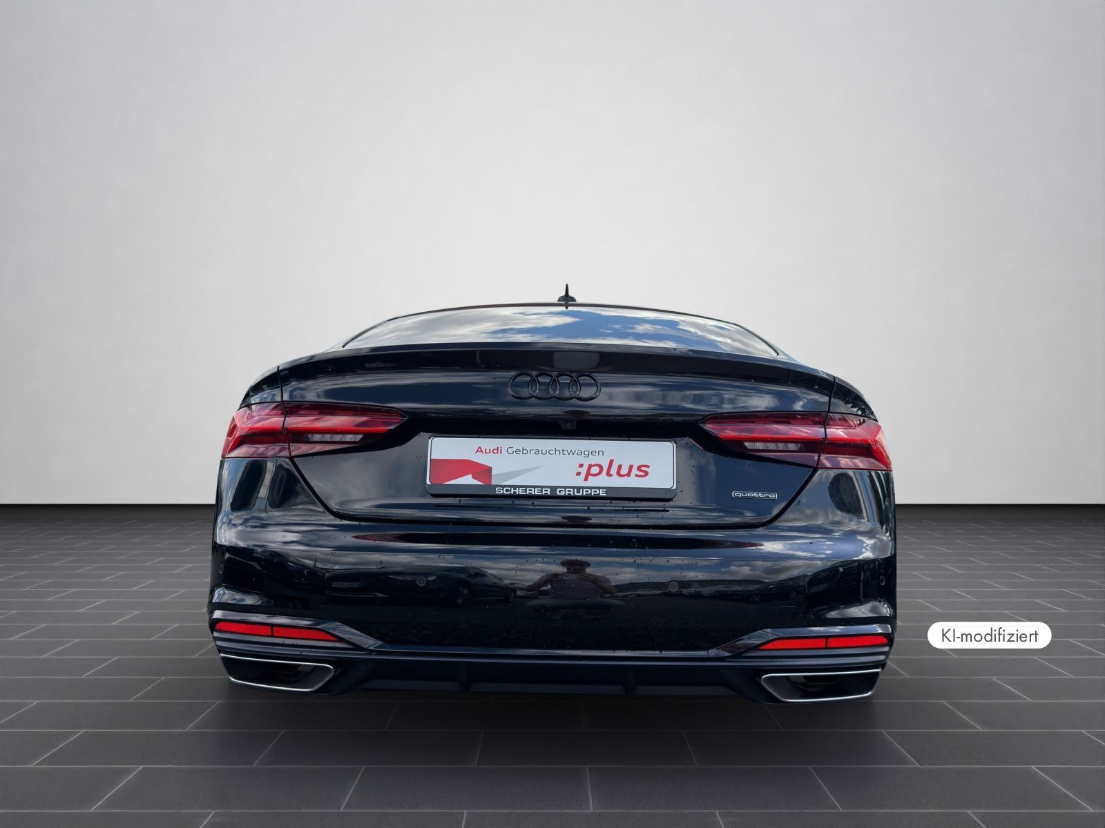 Audi A5 2023 г. Чёрный, пробег 37424 км