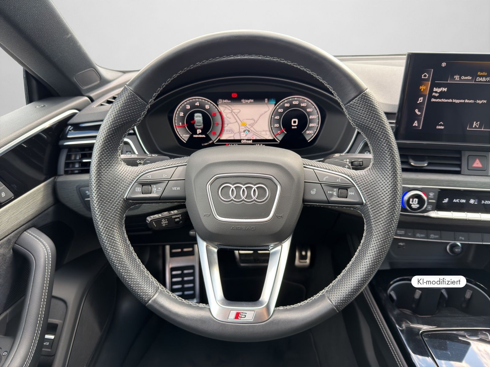 Audi A5 2023 г. Чёрный, пробег 37424 км