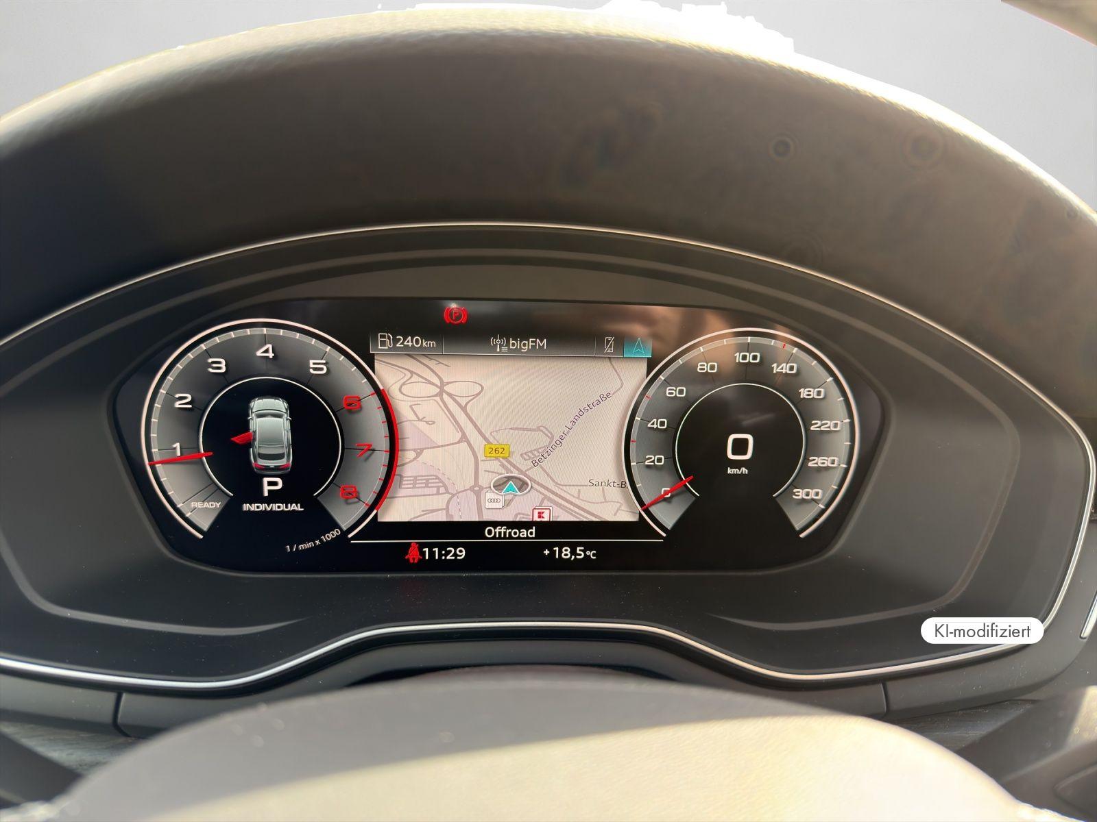 Audi A5 2023 г. Чёрный, пробег 37424 км