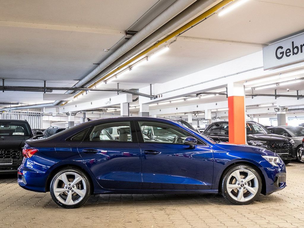 Audi A3 2022 г. Синий, пробег 59980 км