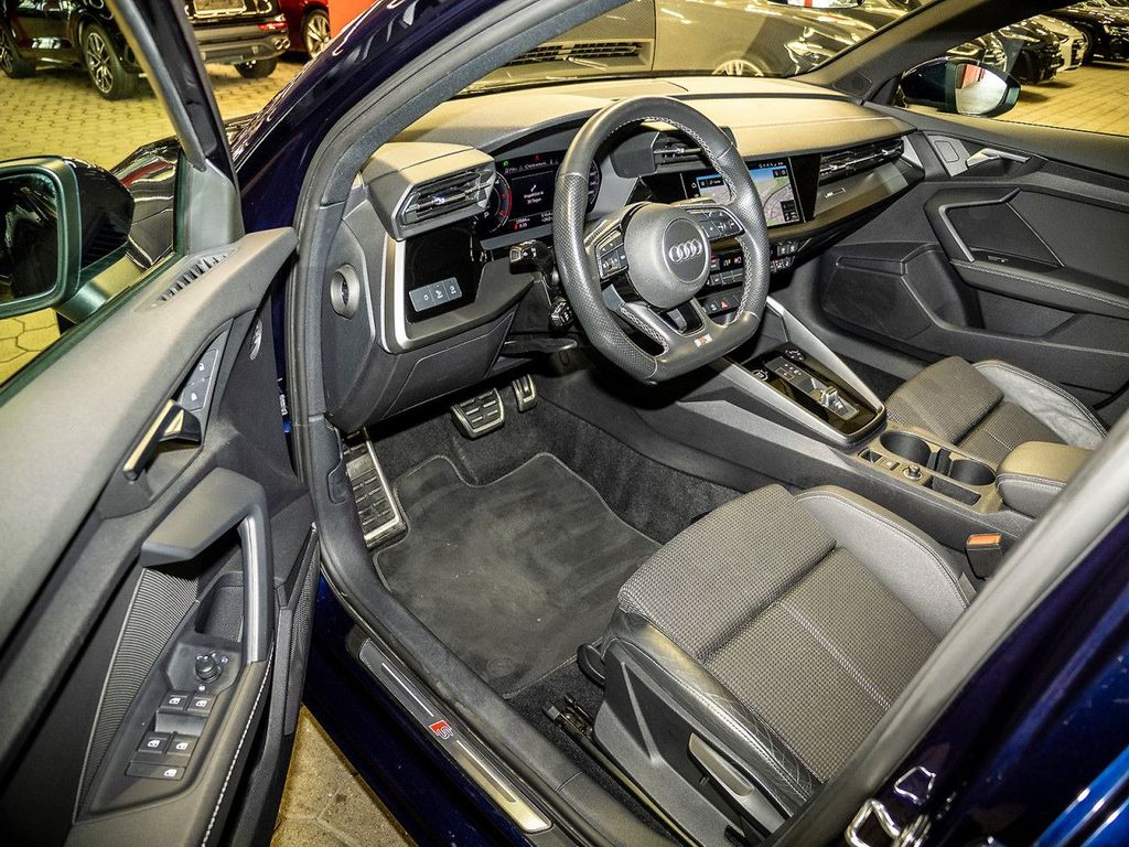 Audi A3 2022 г. Синий, пробег 59980 км