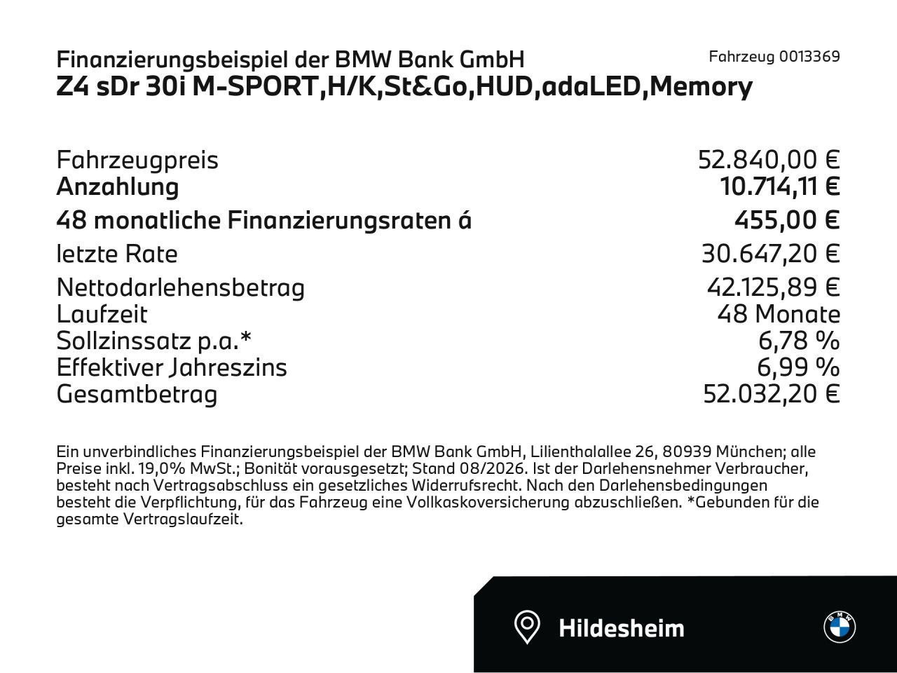 BMW Z4 2025 г. Чёрный, пробег 14173 км