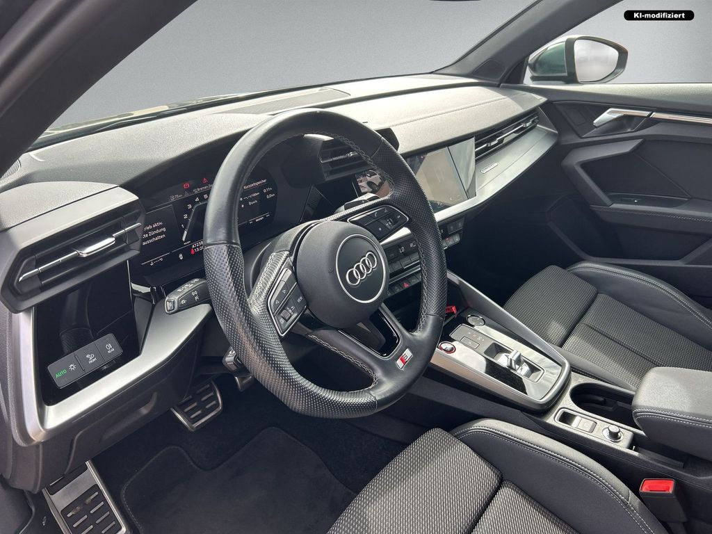 Audi S3 2024 г. Чёрный, пробег 47330 км