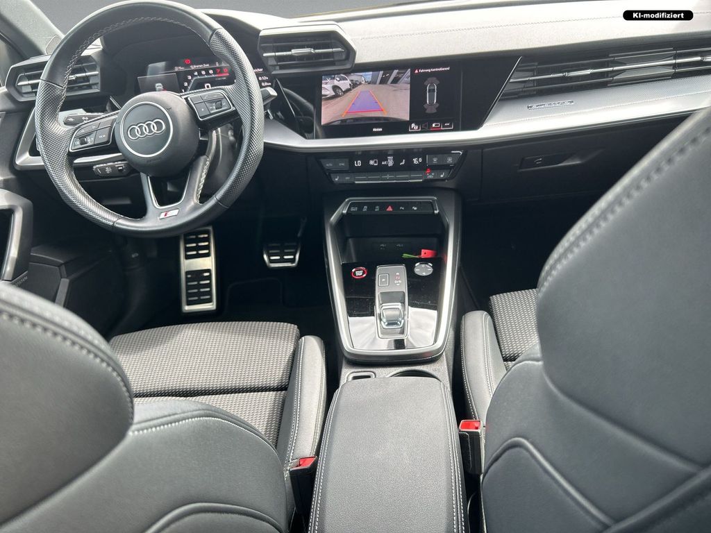 Audi S3 2024 г. Чёрный, пробег 47330 км