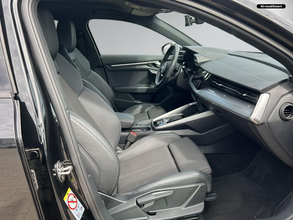 Audi S3 2024 г. Чёрный, пробег 47330 км