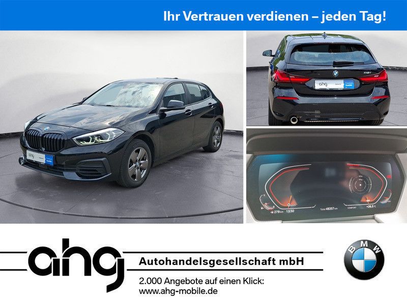 BMW 116 2023 г. Чёрный, пробег 48324 км