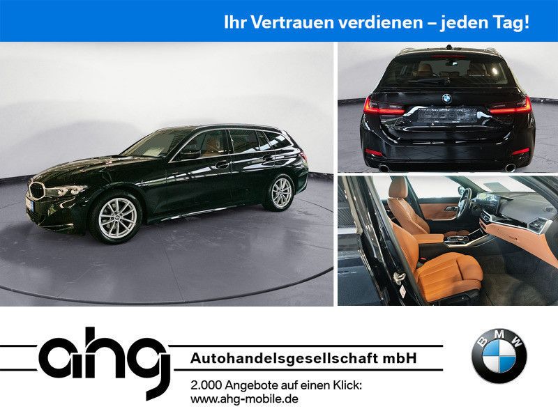 BMW 320 2022 г. Чёрный, пробег 51000 км