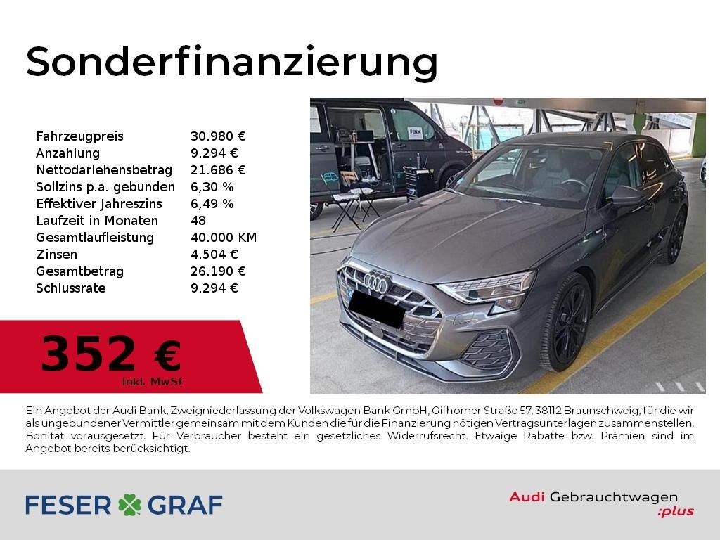 Audi A3 2025 г. Серый, пробег 40300 км