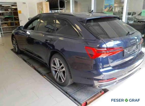 Audi A6 2021 г. Синий, пробег 54200 км