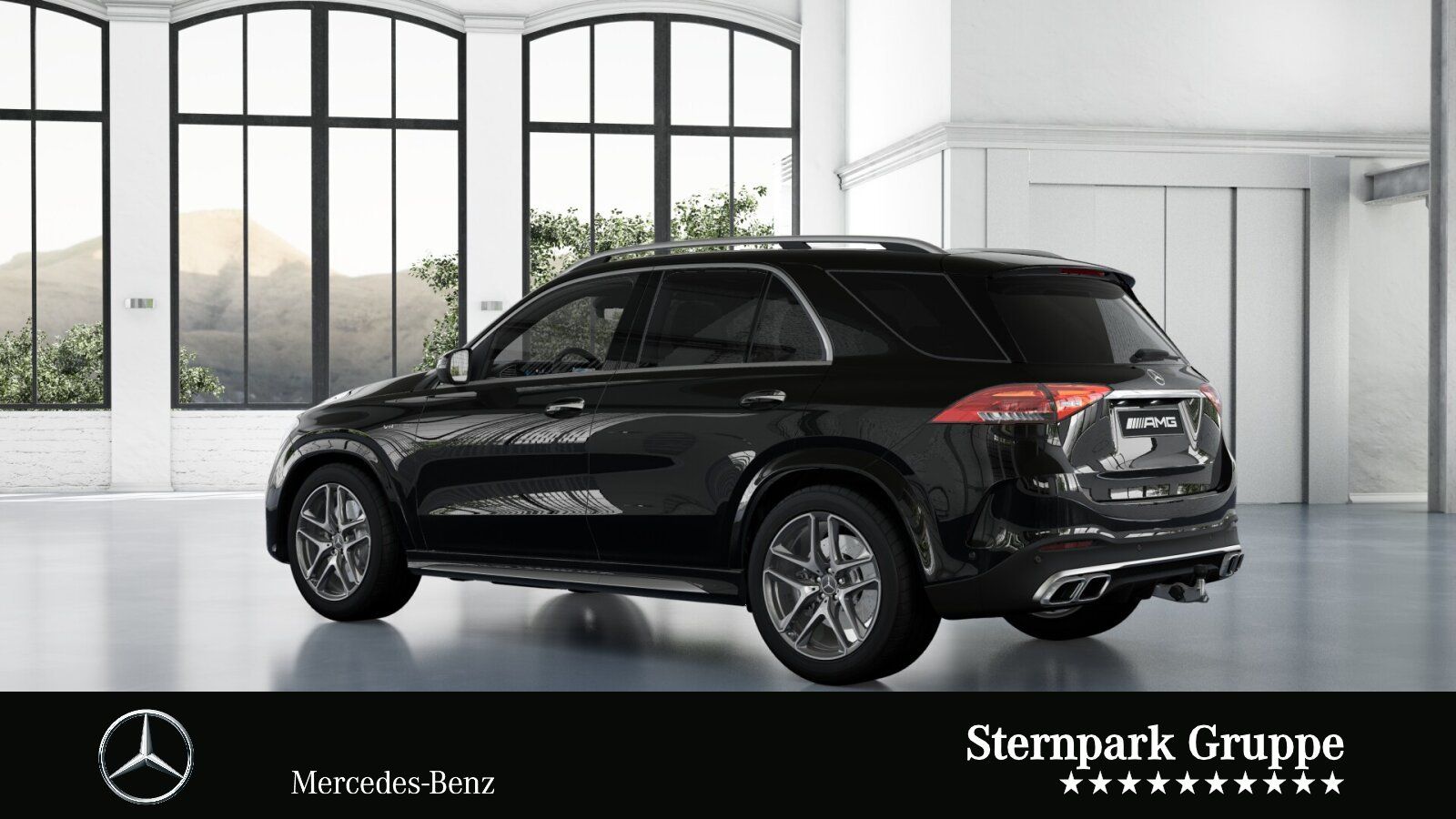 Mercedes-Benz GLE 63 AMG 2024 г. Чёрный, пробег 37900 км
