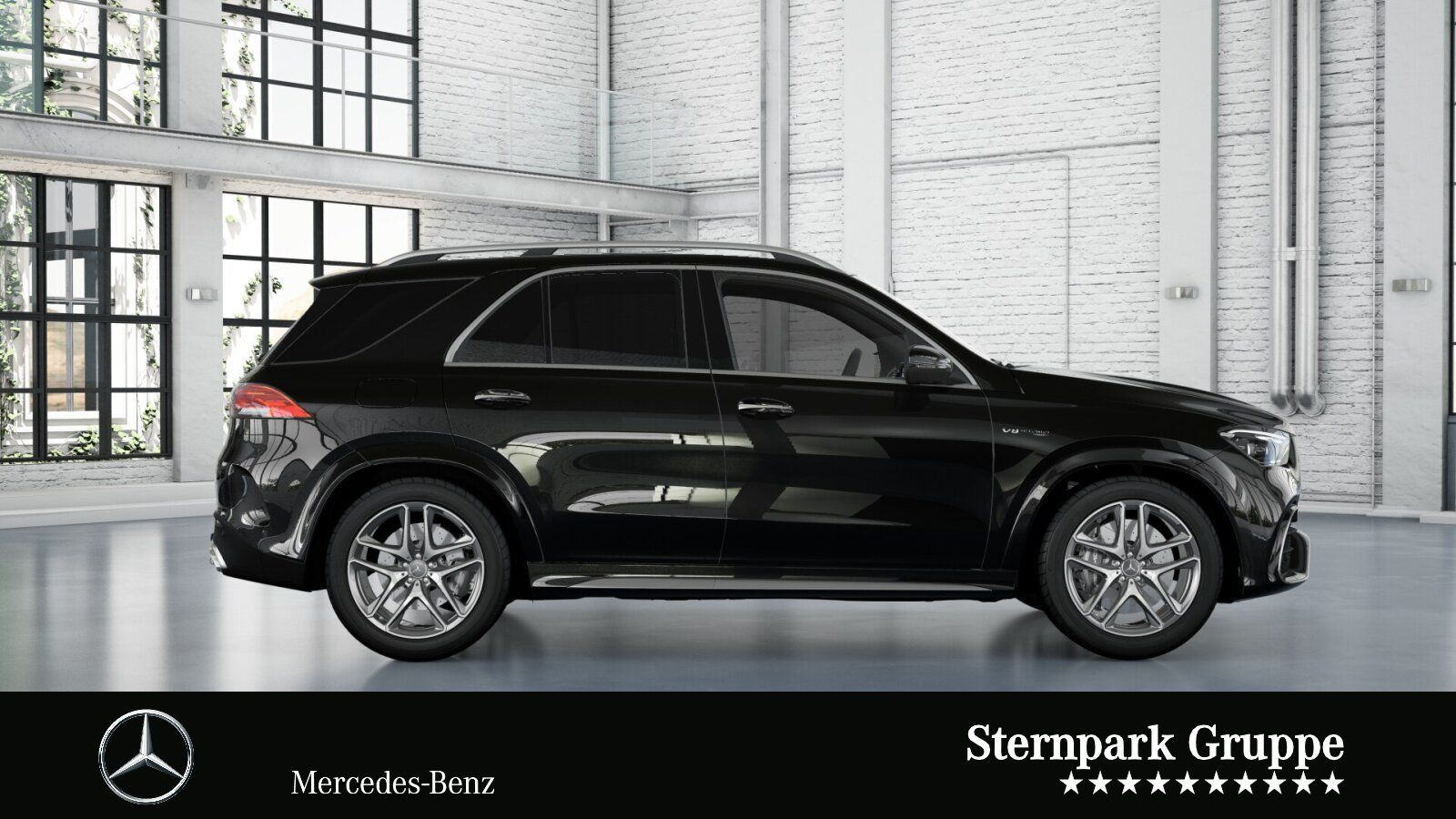 Mercedes-Benz GLE 63 AMG 2024 г. Чёрный, пробег 37900 км